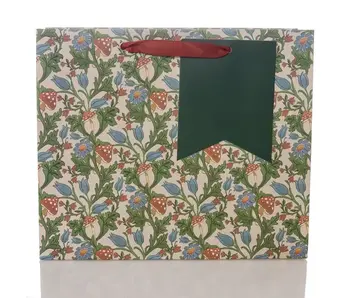 Earthy Mushrooms Medium Holiday Gift Bag