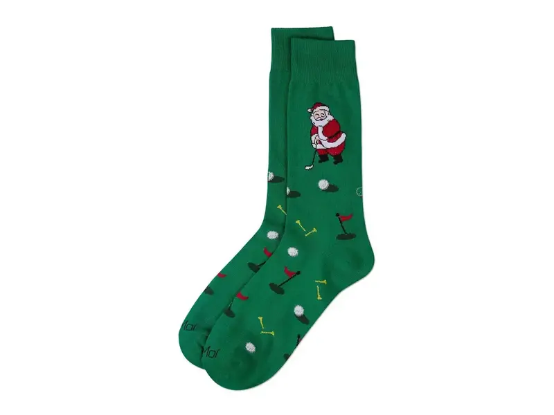 Infinity Classics International Golfer Santa Holiday Crew; Green 10-13