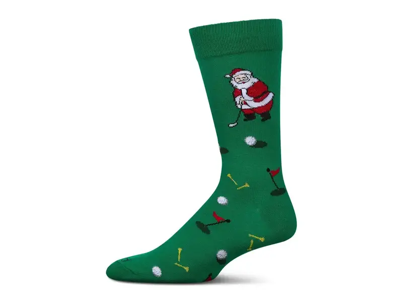 Infinity Classics International Golfer Santa Holiday Crew; Green 10-13