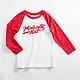 Midwest Kid White/ Heather Red Kids Raglan 4T