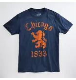 Orchard Street Apparel Chicago Lion Heather Navy Unisex T Shirt