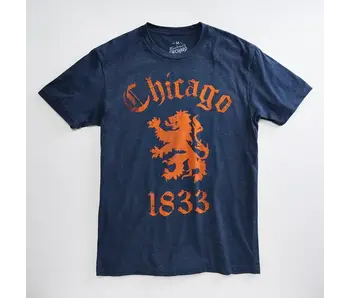 Chicago Lion Heather Navy Unisex T Shirt