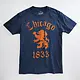 Chicago Lion Heather Navy Unisex T Shirt