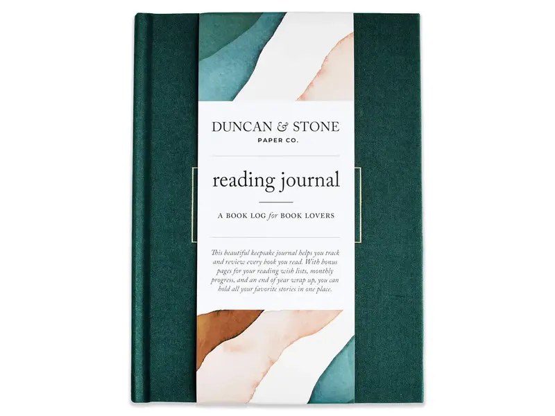 Duncan & Stone Paper Co. Reading Journal For Book Lover | Book Review Journal
