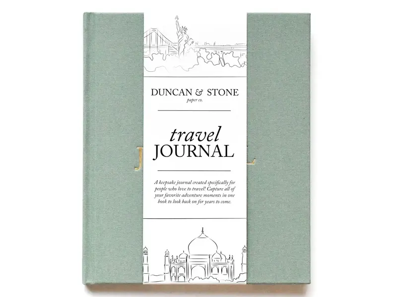 Duncan & Stone Paper Co. Travel Journal | Adventure Keepsake | Trip Adventure Book