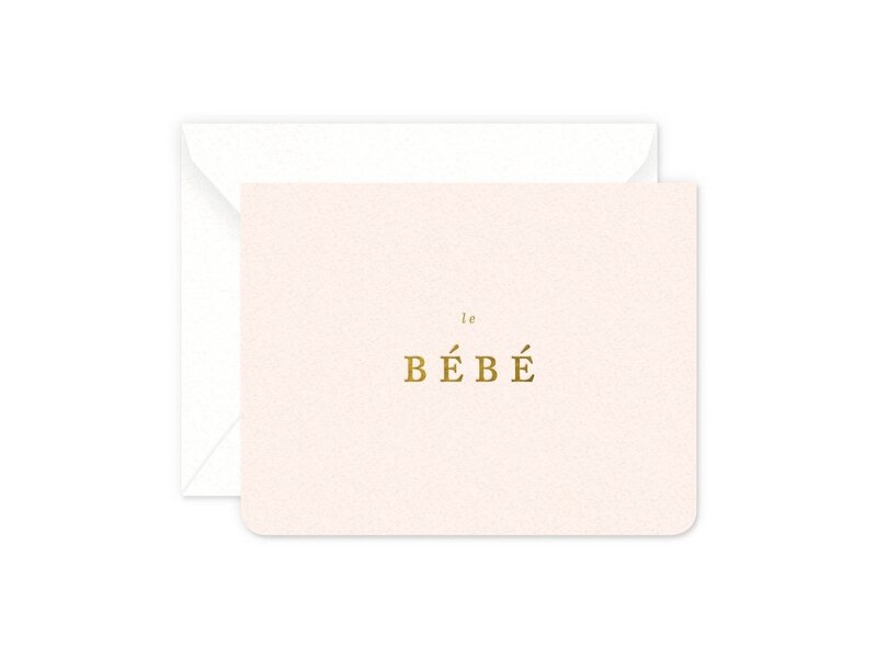 Smitten on Paper Bebe Girl Greeting Card