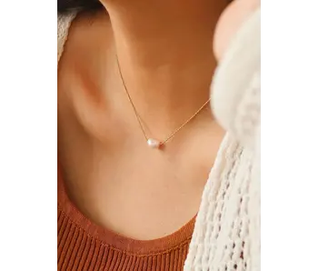 Kinney Non-Tarnish Natural Pearl Necklace