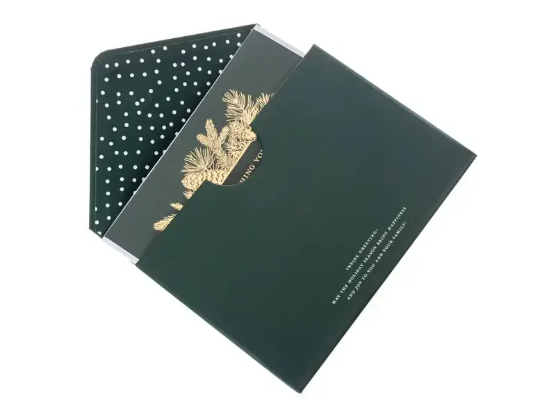Graphique De France Peace Love and Joy Holiday Flip Top Boxed Card