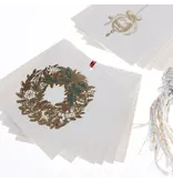 Graphique De France Xmas Icons Holiday Gift Tag & Label Set