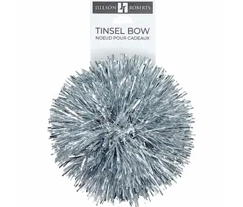 Silver - Bows - Tinsel