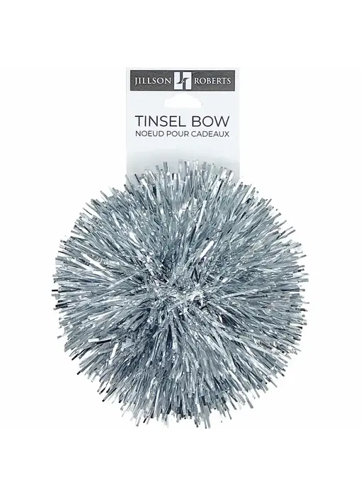 Silver - Bows - Tinsel