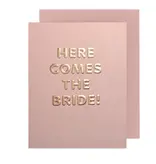 The Social Type Here Comes The Bride Card