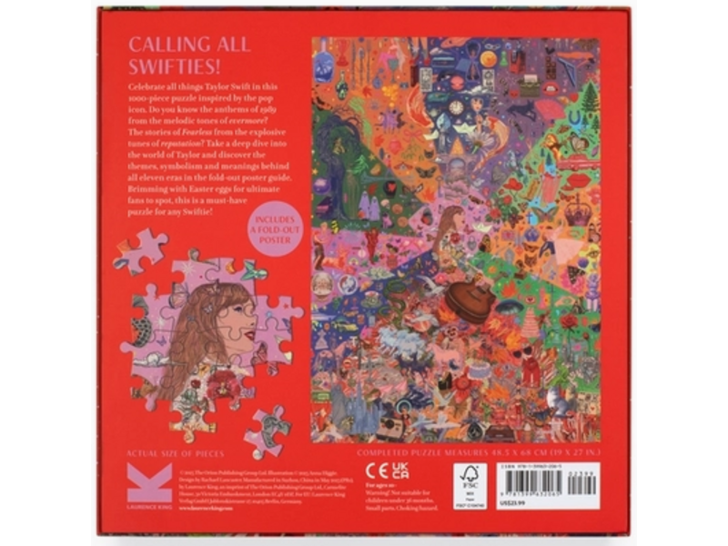 Chronicle Books The World of Taylor An Unofficial 1000-piece Jigsaw Puzzle
