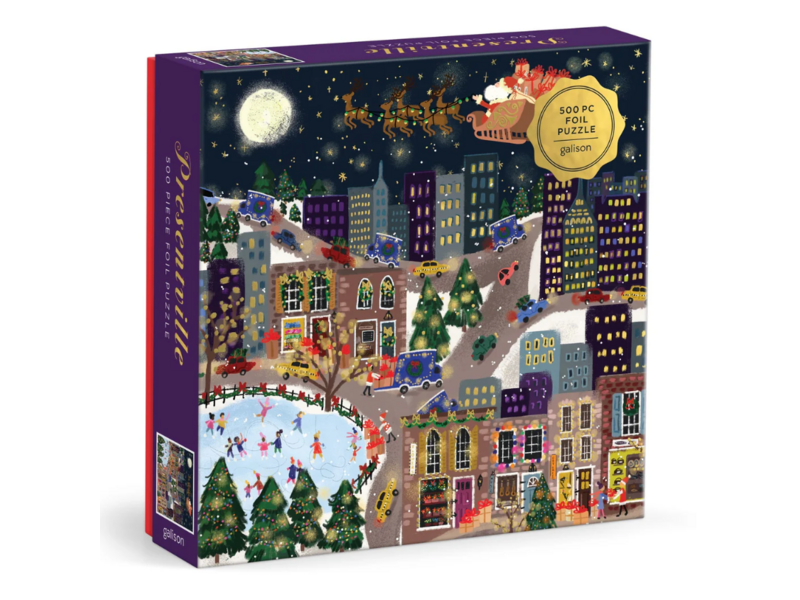 Chronicle Books Presentville by Joy Laforme; 500 Piece Foil Puzzle