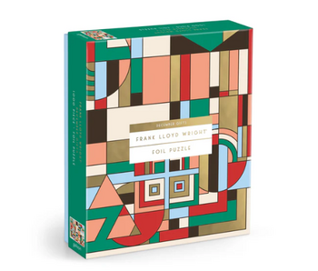 Frank Lloyd Wright December Gifts 1000 Piece Foil Puzzle