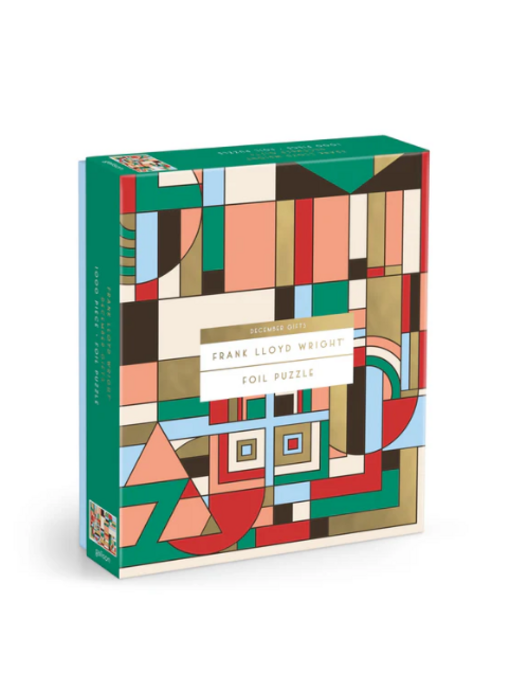 Frank Lloyd Wright December Gifts 1000 Piece Foil Puzzle