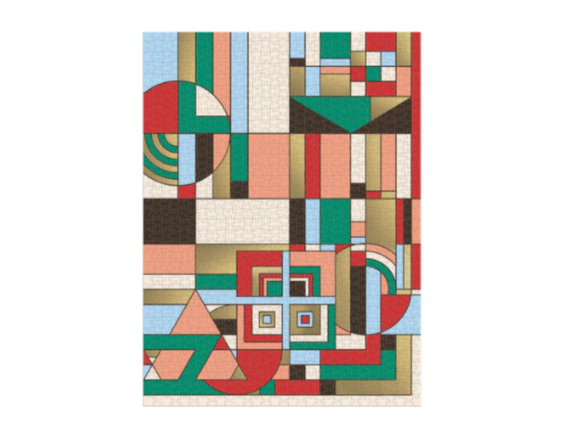 Chronicle Books Frank Lloyd Wright December Gifts 1000 Piece Foil Puzzle