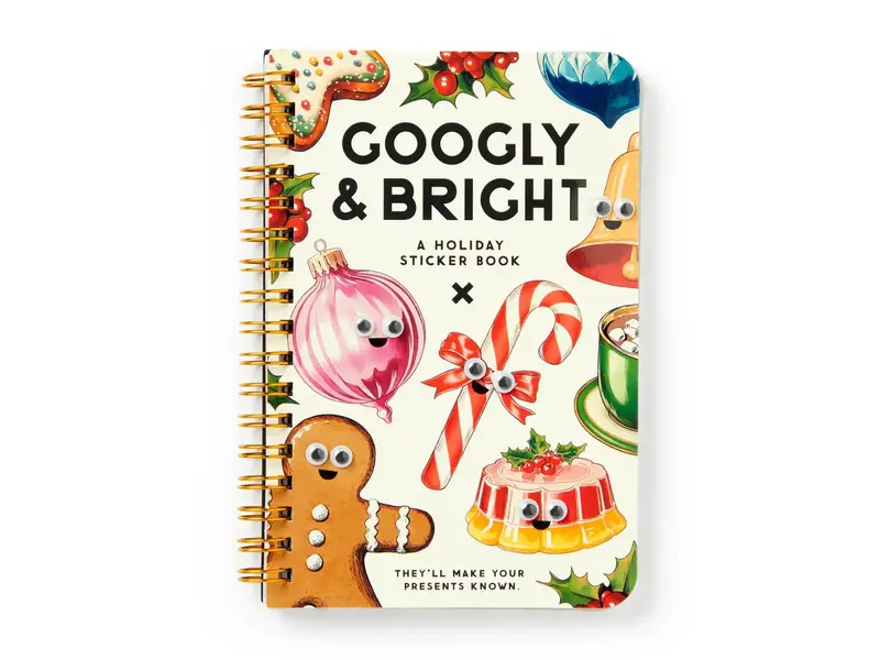 Chronicle Books Googly & Bright Holiday Sticker Book