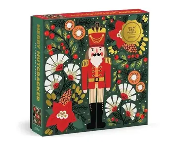Merry Nutcracker 500 Piece Foil Puzzle