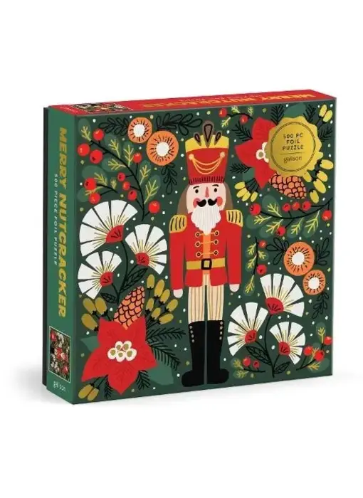 Merry Nutcracker 500 Piece Foil Puzzle