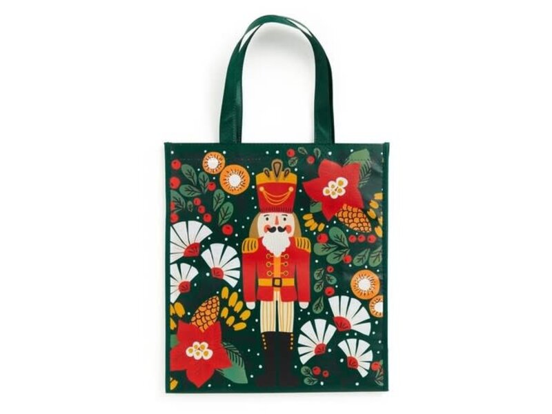 Chronicle Books Merry Nutcracker Reusable Shopping Bag