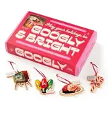 Chronicle Books Googly & Bright Holiday Ornament Countdown Calendar – 12 Days
