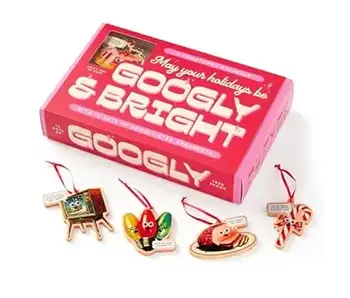 Googly & Bright Holiday Ornament Countdown Calendar – 12 Days