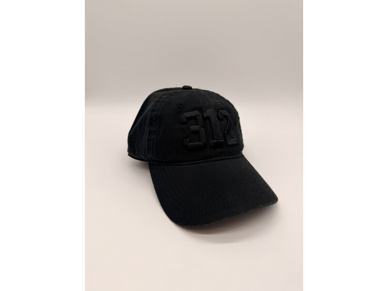 CodeWord 312 Chicago Baseball Cap Black Monochrome