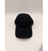 CodeWord 312 Chicago Baseball Cap Black Monochrome