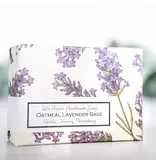The Little Flower Soap Co Oatmeal Lavender Sage Handmade Soap 6 oz