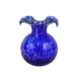 Vietri Incorporated Hibiscus Glass Cobalt Tortoiseshell Bud Vase