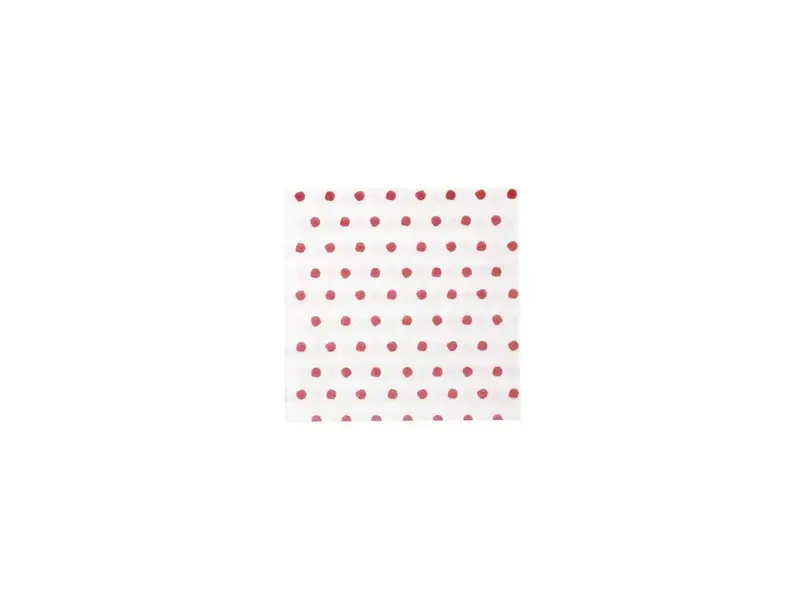 Vietri Incorporated Papersoft Napkins Dot Red Cocktail Napkins (Pack of 20)