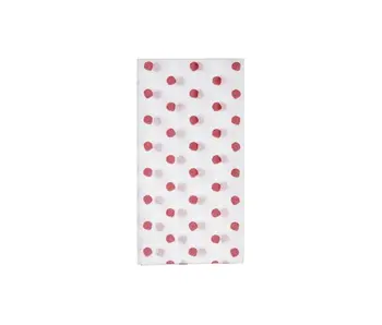 Papersoft Napkins Dot Red Guest Towels (Pack of 20)