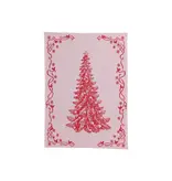 Vietri Incorporated Strofinaccio Red Tree Dish Towels - Set of 2