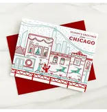 Paper Parasol Press Holiday Chicago Cta Card (Box Set of 6) Paper Parasol Press Holiday Chicago Cta Card (Box Set of 6)