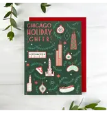 Paper Parasol Press Chicago Ornaments Card (Box Set of 6) Paper Parasol Press Chicago Ornaments Card (Box Set of 6)