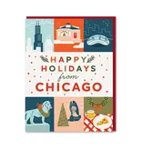 Paper Parasol Press Chicago Holiday Grid Christmas Card Paper Parasol Press Chicago Holiday Grid Christmas Card