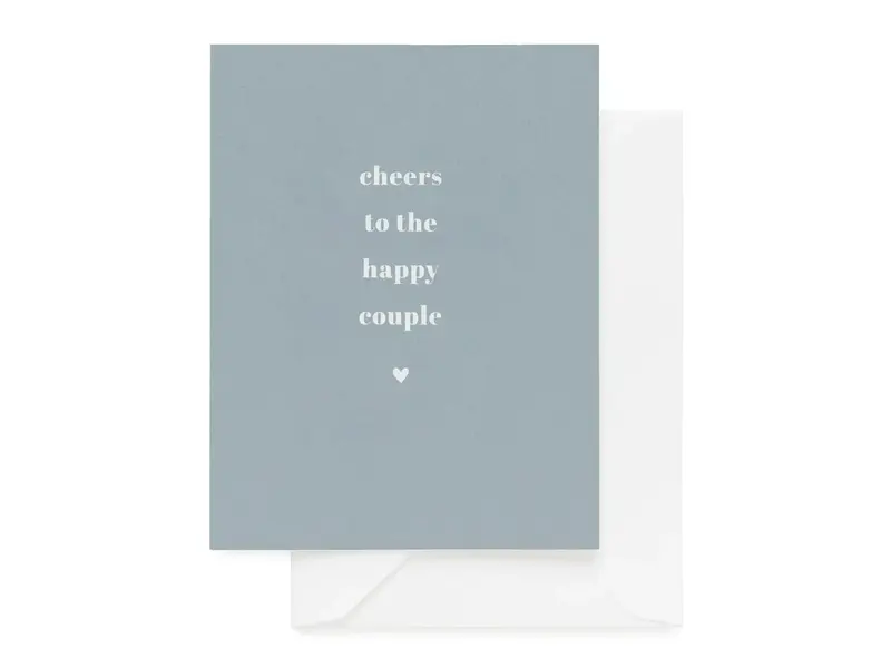 Sugar Paper Cheers To the Happy Couple