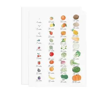 Baby Weekly Growth Greeting Card
