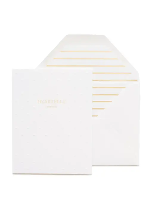 Heartfelt Sympathy Card | Letterpress Sympathy Card