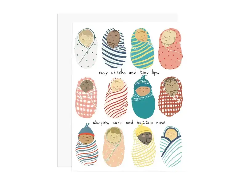 Ramus & Co. Rosy Cheeks and Tiny Lips Greeting Card