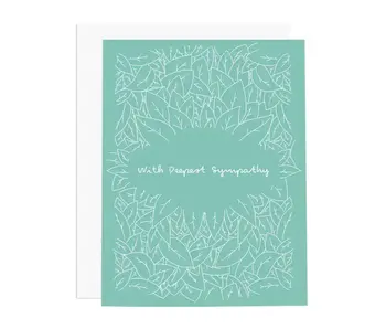 With Deepest Sympathy Greeting Card