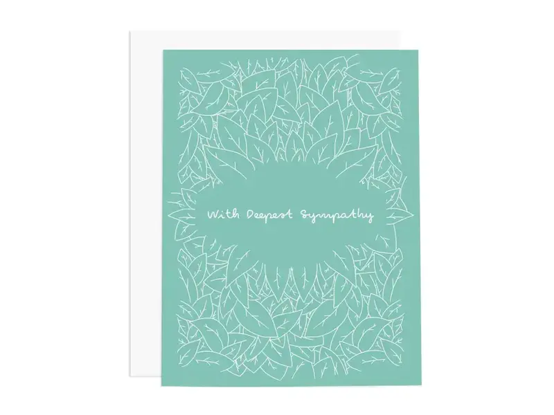 Ramus & Co. With Deepest Sympathy Greeting Card