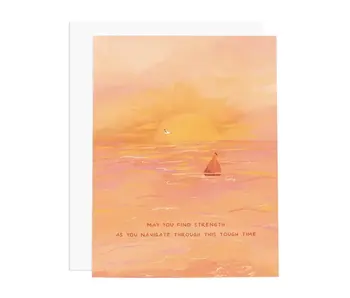 Navigating Tough Times Greeting Card