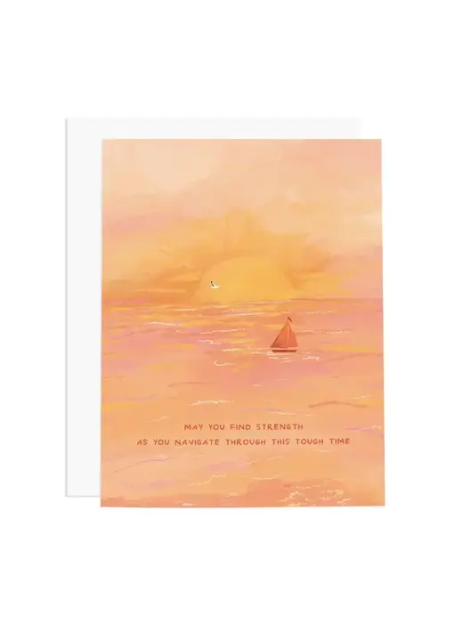 Navigating Tough Times Greeting Card