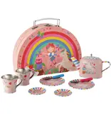 Floss and Rock Rainbow Fairy Tin Tea Set Floss and Rock Rainbow Fairy Tin Tea Set