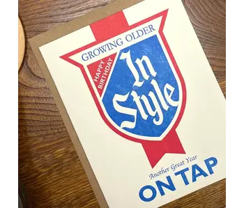 Growing Older in Style - Greeting Card