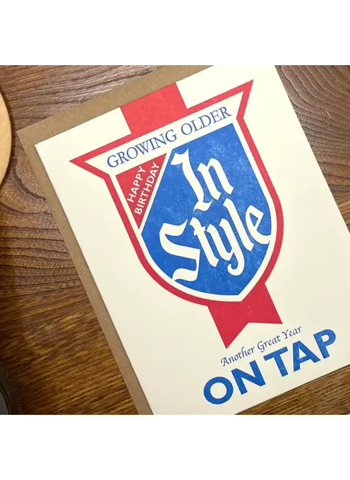 Growing Older in Style - Greeting Card