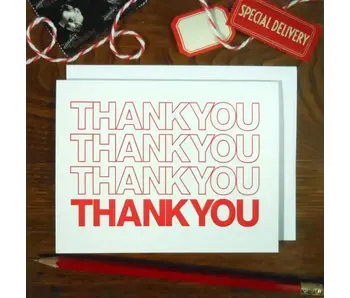 Thank You Bag - Greeting Card