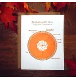 a. favorite design Pumpkin Pie Chart - Greeting Card